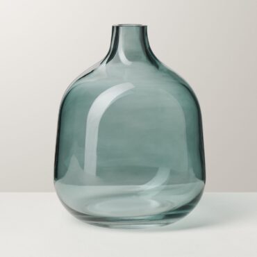 Handblown Brown Glass Bud Vase for Modern Home Decor